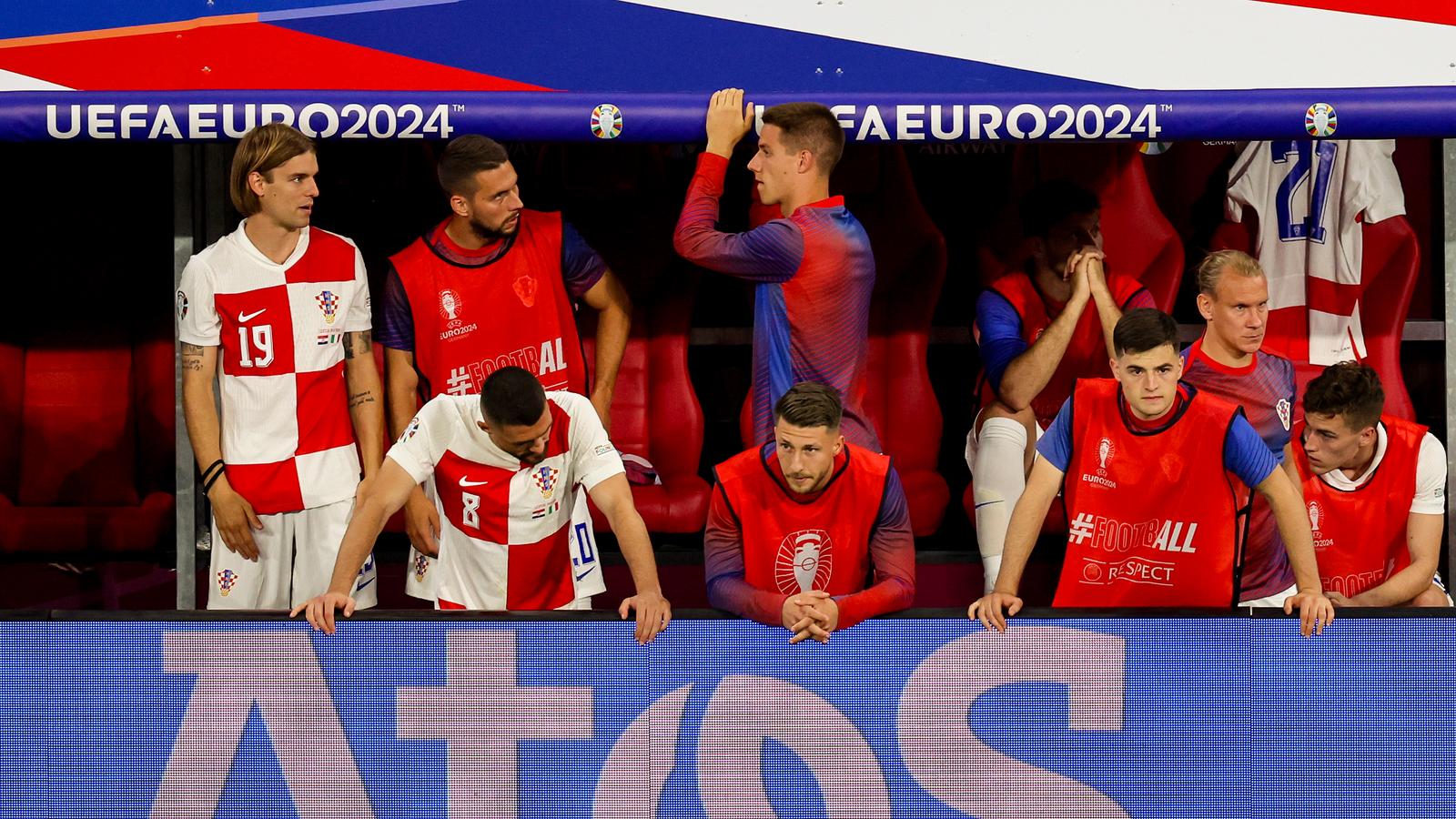 24.06.2024., stadion Leipzig, Leipzig, Njemacka - Europsko prvenstvo 2024., skupina B, 3. kolo, Hrvatska - Italija. Photo: Sanjin Strukic/PIXSELL