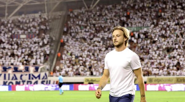 25.07.2024., Split - Prva utakmica drugog pretkola Konferencijske Lige: HNK Hajduk - HB Torshavn.Ivan Rakitic pred nacijacima. Photo: Ivo Cagalj/PIXSELL