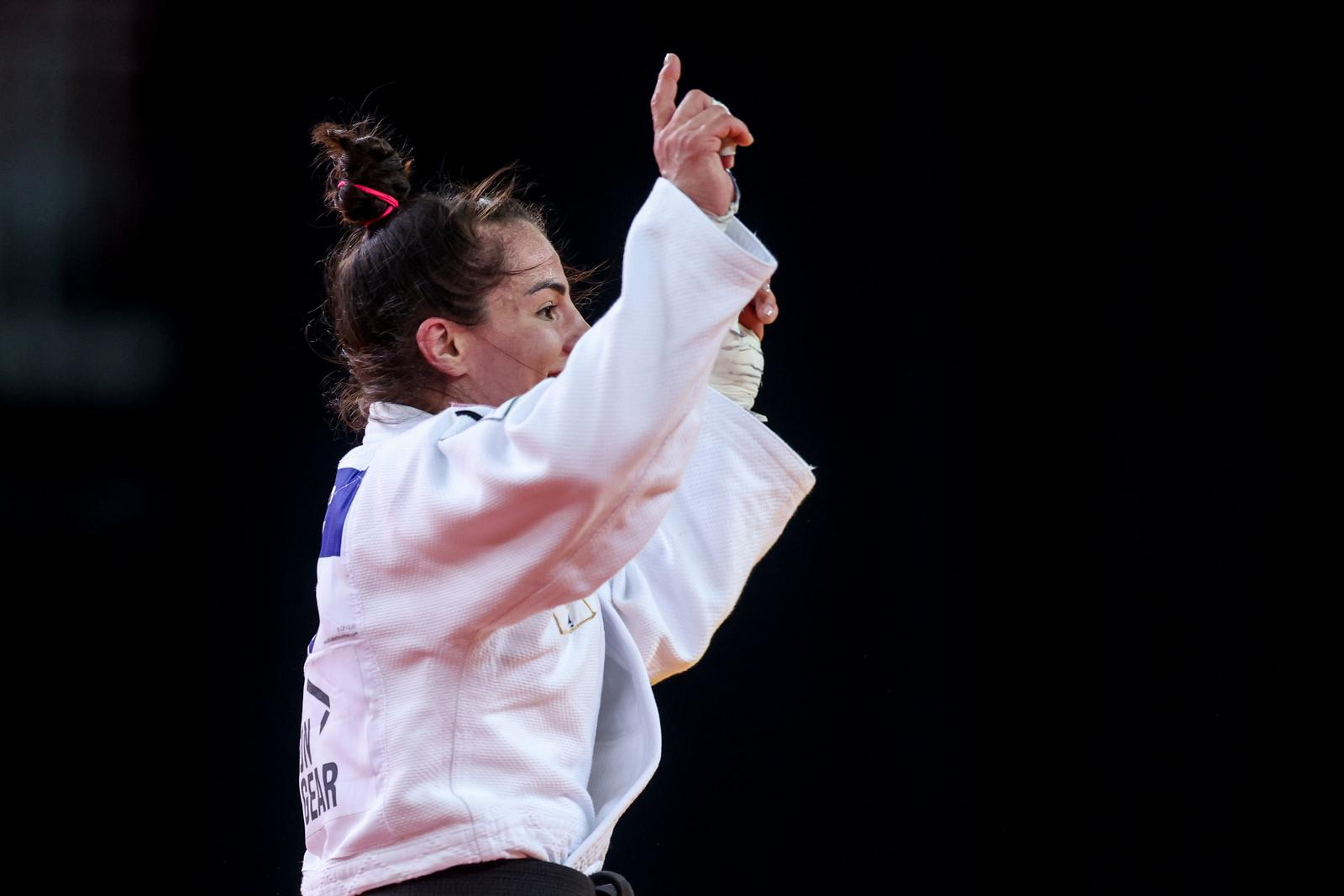 26.04.2024., Arena Zagreb, Zagreb - Europsko seniorsko prvenstvo u judu Zagreb 2024. Zene -70kg, polufinale, Barbara Matic, Hrvatska Photo: Igor Kralj/PIXSELL