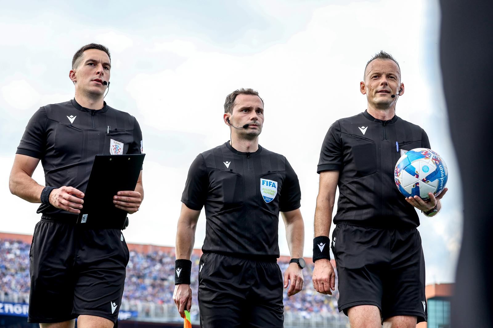 26.05.2024., stadion Maksimir, Zagreb - SuperSport HNL, 36. kolo, GNK Dinamo - NK Rudes. Ivan Mihalj (L), Zdenko Lovric (D) Photo: Igor Kralj/PIXSELL