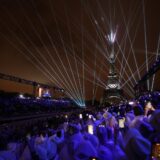 Pariz, 26.07.2024 - Otvaranje Olimpijskih igara Pariz 2024 na Trocadero trgu u Parizu.  Photo: Damir Sencar/HINA/POOL/PIXSELL