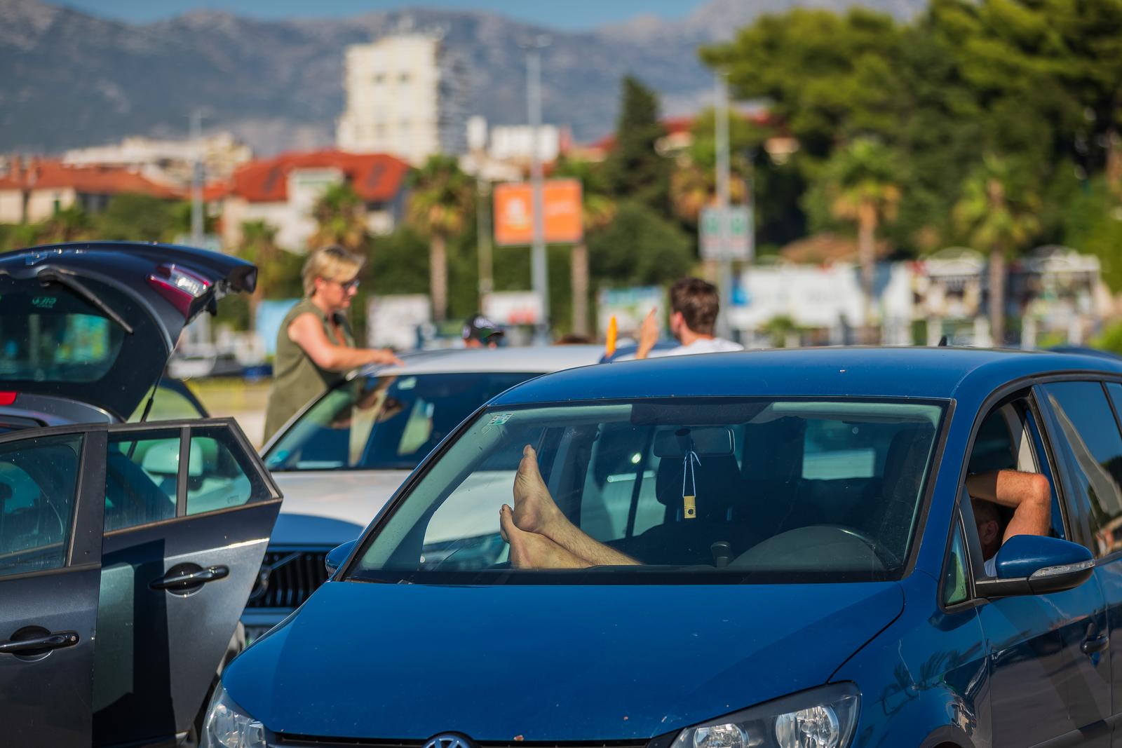 27.07.2024., Split - Subotnja guzva u trajektnoj luci Split. Photo: Zvonimir Barisin/PIXSELL