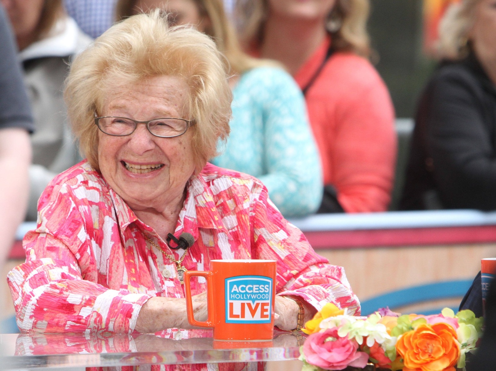 **FILE PHOTO** Dr. Ruth Has Passed Away. NEW YORK, NY - JUNE 3: Dr. Ruth Westheimer pictured on Access Hollywood Live in New York City on June 3, 2015. Copyright: xx,Image: 889492585, License: Rights-managed, Restrictions: imago is entitled to issue a simple usage license at the time of provision. Personality and trademark rights as well as copyright laws regarding art-works shown must be observed. Commercial use at your own risk., Credit images as "Profimedia/ IMAGO", Model Release: no, Credit line: RW / imago stock&people / Profimedia