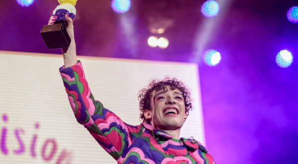 July 7, 2024, Madrid, Madrid, Spain: The non-binary singer Nemo during his concert at MADO 2024, at Plaza de España, on July 7, 2024, in Madrid (Spain). Nemo won with his song 'The Code', with which he represented Switzerland, the Eurovision Song Contest 2024, held on May 11 in Malmö (Sweden)...Ricardo Rubio / Europa Press..07/07/2024,Image: 888078287, License: Rights-managed, Restrictions: * Spain Rights OUT *, Model Release: no, Credit line: Ricardo Rubio / Zuma Press / Profimedia