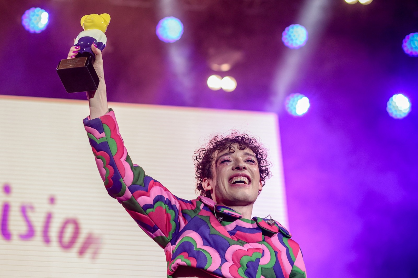 July 7, 2024, Madrid, Madrid, Spain: The non-binary singer Nemo during his concert at MADO 2024, at Plaza de España, on July 7, 2024, in Madrid (Spain). Nemo won with his song 'The Code', with which he represented Switzerland, the Eurovision Song Contest 2024, held on May 11 in Malmö (Sweden)...Ricardo Rubio / Europa Press..07/07/2024,Image: 888078287, License: Rights-managed, Restrictions: * Spain Rights OUT *, Model Release: no, Credit line: Ricardo Rubio / Zuma Press / Profimedia