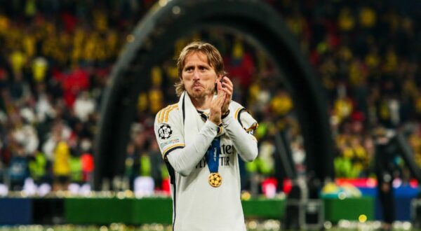 Luka Modric of Real Madrid during Final - Borussia Dortmund vs Real Madrid, UEFA Champions League football match in London, England, June 01 2024 Copyright: xRaffaelexConti/IPAxSportx/xipa-ax/xx IPA_46736891 IPA_Agency_IPA46736891,Image: 878253247, License: Rights-managed, Restrictions: PUBLICATIONxNOTxINxITA, Credit images as "Profimedia/ IMAGO", Model Release: no, Credit line: Raffaele Conti/IPA Sport / ipa-a / imago sportfotodienst / Profimedia