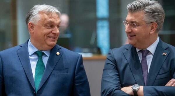 BRUSSELS - Prime Minister of Hungary Viktor Orban and Prime Minister of Croatia Andrej Plenkovic at the round table during the informal EU summit. During the meeting, discussions will include the results of the European elections and the filling of top positions. ANP JONAS ROOSENS netherlands out - belgium out,Image: 882447039, License: Rights-managed, Restrictions: *** World Rights Except Belgium, France, Germany, The Netherlands, and The UK *** BELOUT DEUOUT FRAOUT GBROUT NDLOUT, Model Release: no, Credit line: ANP / ddp USA / Profimedia