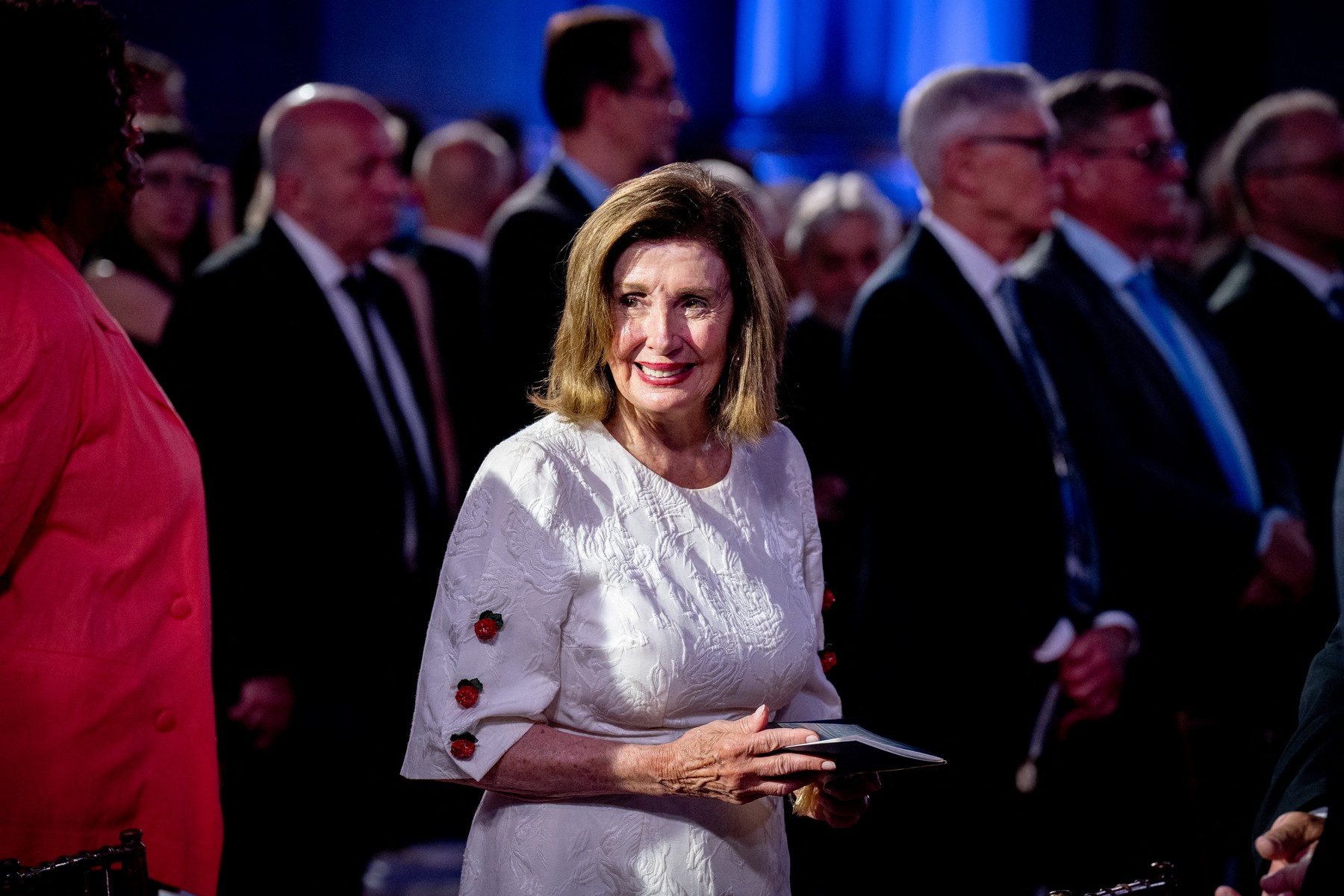 WASHINGTON, DC - JULY 9: Former U.S. House Speaker Nancy Pelosi (D-CA) attends a NATO 75th anniversary celebratory event at the Andrew Mellon Auditorium on July 9, 2024 in Washington, DC. NATO leaders are convening in Washington this week for its annual summit to discuss their future strategies and commitments, and marking the 75th anniversary of the alliance's founding.   Andrew Harnik,Image: 888671720, License: Rights-managed, Restrictions: , Model Release: no, Credit line: Andrew Harnik / Getty images / Profimedia