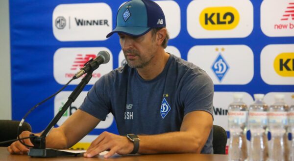 Dynamo Kyiv head coach Oleksandr Shovkovskyi during a press conference in Lublin, eastern Poland, 22 July 2024. Dynamo Kyiv will face Partizan Belgrade in the UEFA Champions League second qualifying round soccer match on 23 July in Lublin.,Image: 891463074, License: Rights-managed, Restrictions: POLAND OUT, Model Release: no, Credit line: Wojciech Szubartowski / PAP / Profimedia