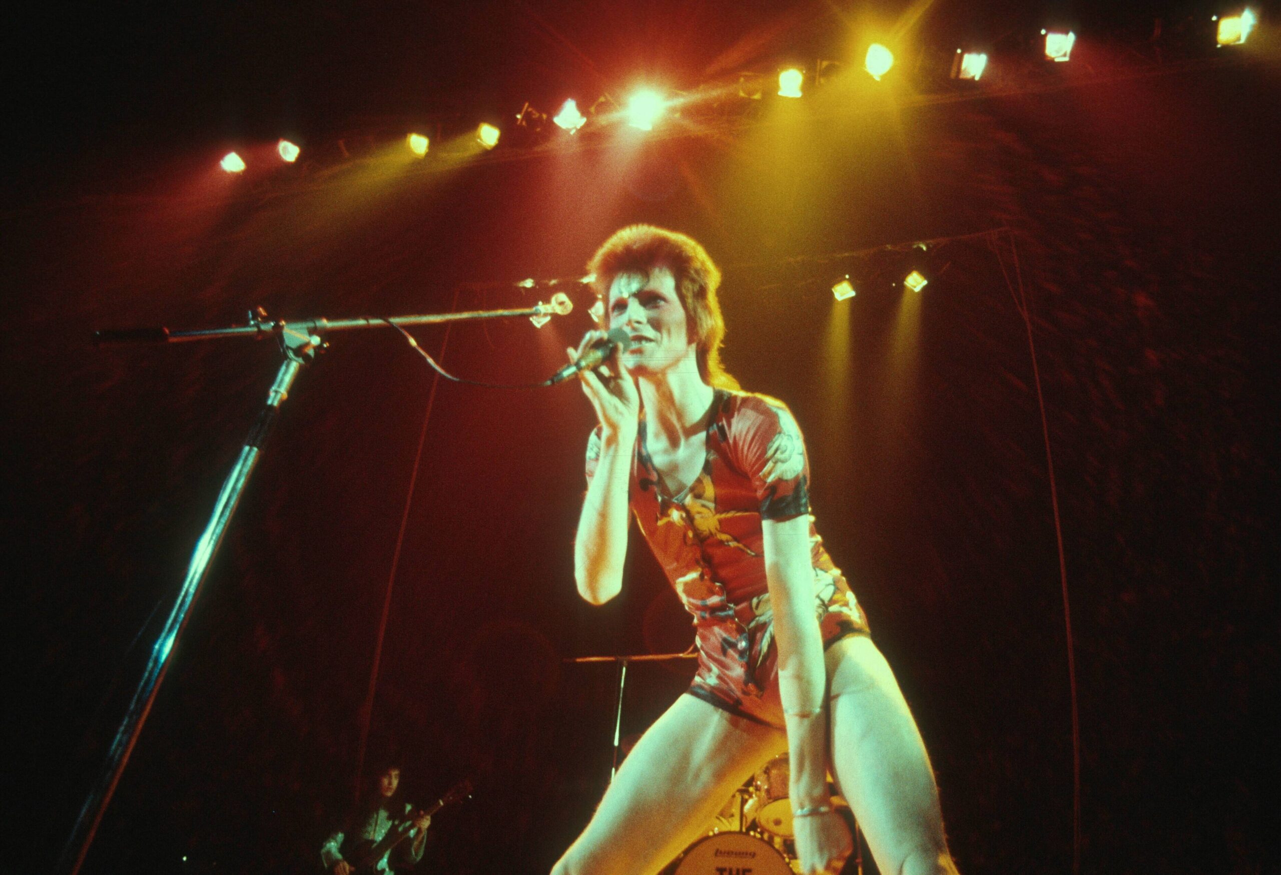 David Bowie - Ziggy Stardust Tour circa 1972 PUBLICATIONxNOTxINxUSA Copyright: xJeffreyxMayerx/xRockxNegativesx/xMediaPunchx