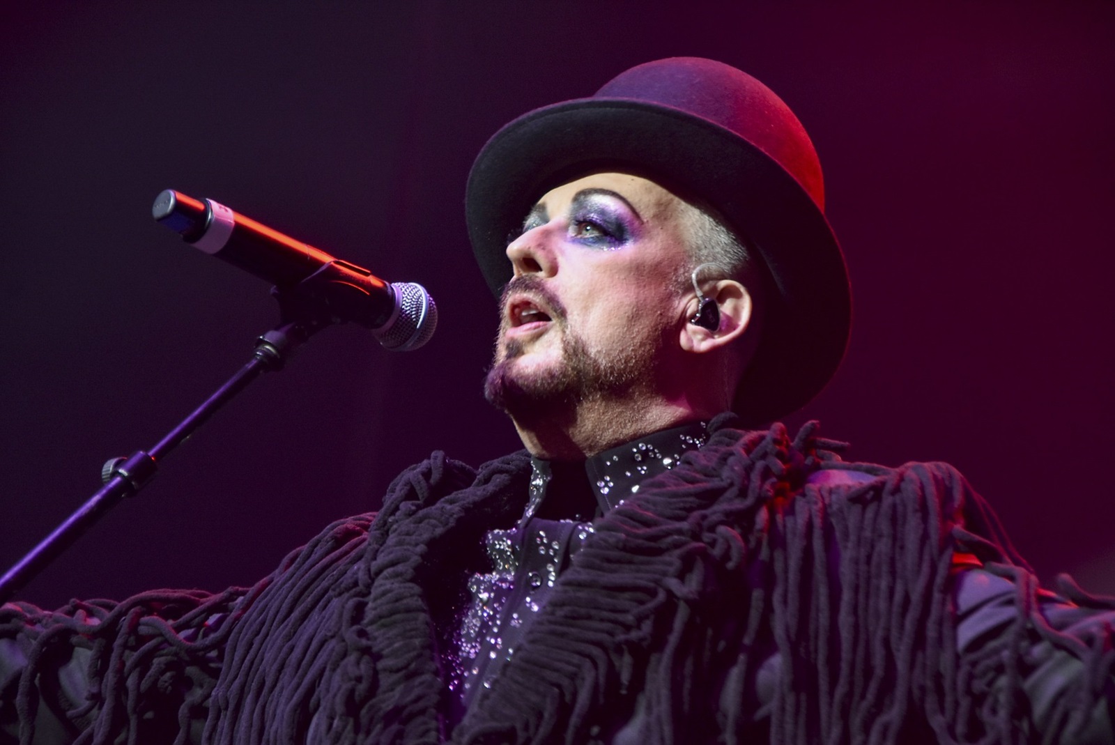 Photo © 2024 Alfredo Rolón/The Grosby Group
San Juan, Puerto Ricom January 13, 2023
EXCLUSIVE
Boy George in concert at the Coliseum of Puerto Rico, as part of his greatest hits tour,Image: 837063400, License: Rights-managed, Restrictions: , Model Release: no, Credit line: Alfredo Rolón/The Grosby Group / Grosby Group / Profimedia