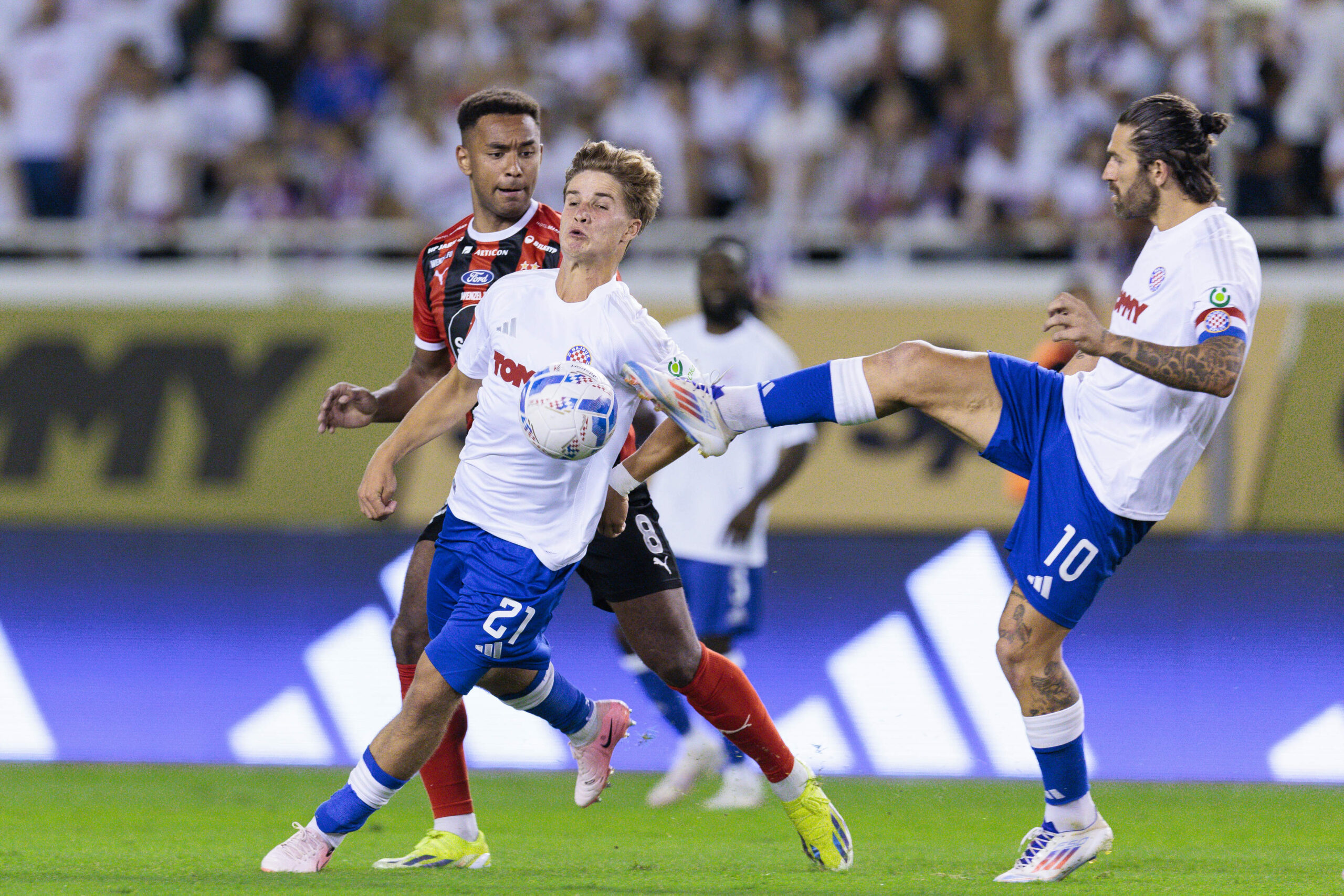 Split, 25.07.2024. - Utakmica drugog pretkola Konferencijske lige: HNK Hajduk Split - HB Torshavn.
foto HINA/ Miroslav LELAS/ lm