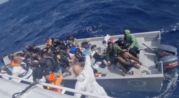 Italy. Lampedusa - April 10, 2024.Italian Coast Guard rescues 37 migrants off the coast of Lampedusa,Image: 864004132, License: Rights-managed, Restrictions: * France, Germany and Italy Rights Out *, Model Release: no, Credit line: IOS / Zuma Press / Profimedia