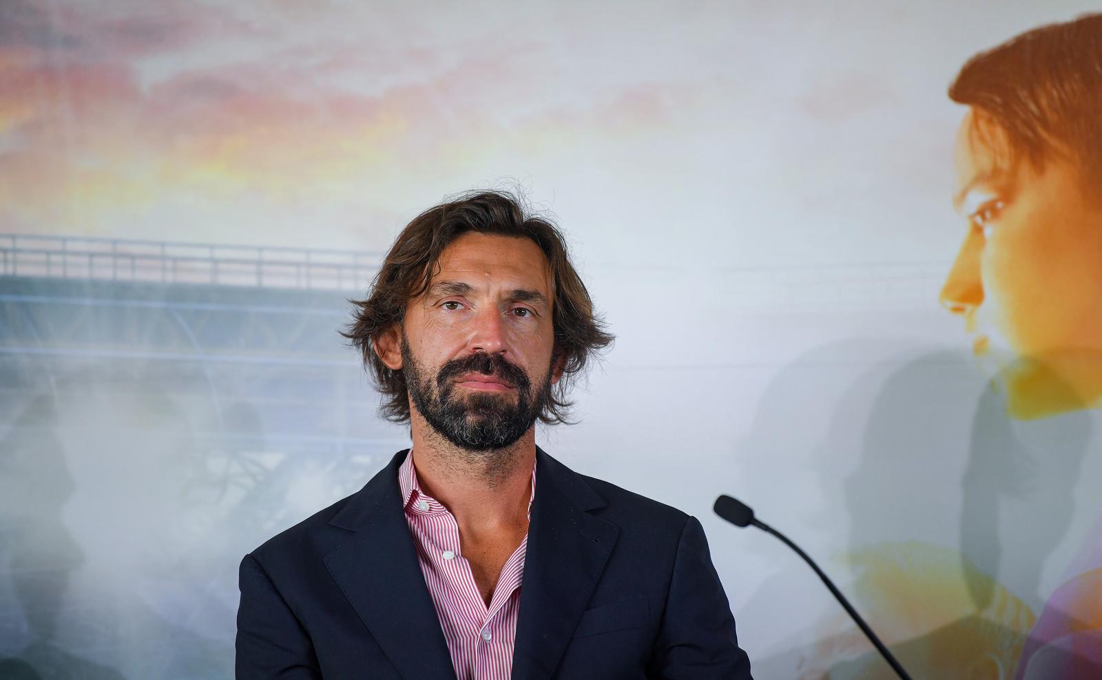 03.06.2022., Zagreb - Konferencija za medije povodom predstavljanja Nogometnog kampa za djecu u Hrvatskoj (Italia Soccer Camp 2022) Andrea Pirlo      Photo: Josip Regovic/PIXSELL