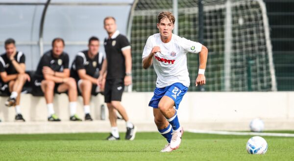 03.07.2024., Radomlje, Slovenija - Pripremna nogometna utakmica, Kalcer Radomlje - HNK Hajduk. Photo: Slavko Midzor/PIXSELL