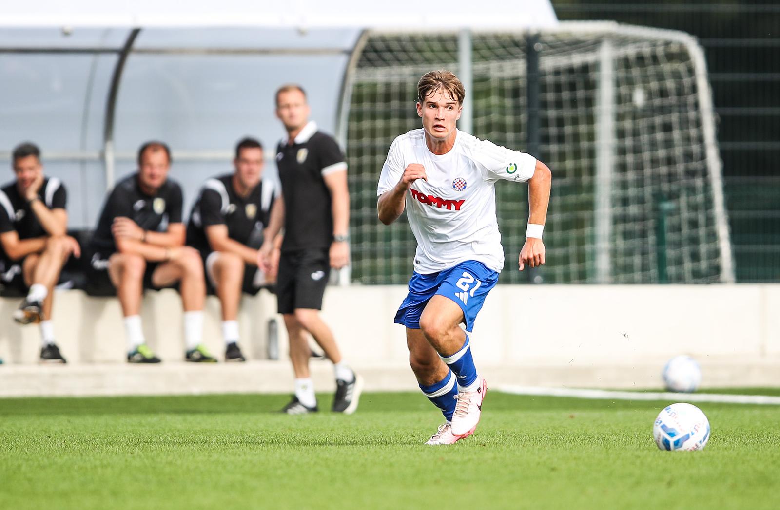 03.07.2024., Radomlje, Slovenija - Pripremna nogometna utakmica, Kalcer Radomlje - HNK Hajduk. Photo: Slavko Midzor/PIXSELL