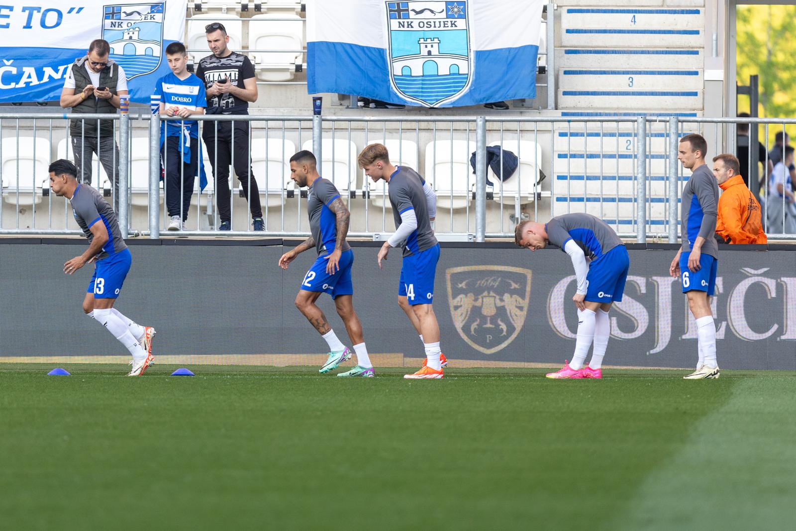 04.05.2024., stadion Opus Arena, Osijek - SuperSport HNL, 33. kolo, NK Osijek - NK Lokomotiva. Photo: Borna Jaksic/PIXSELL