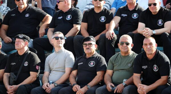 05.08.2024., Stadion NK Dinara, Knin - Proslava obiljezavanja Dana pobjede i domovinske zahvalnosti, Dana hrvatskih branitelja i 29. obljetnice vojno redarstvene operacije Oluja. Marko Skejo. Photo: Sime Zelic/PIXSELL