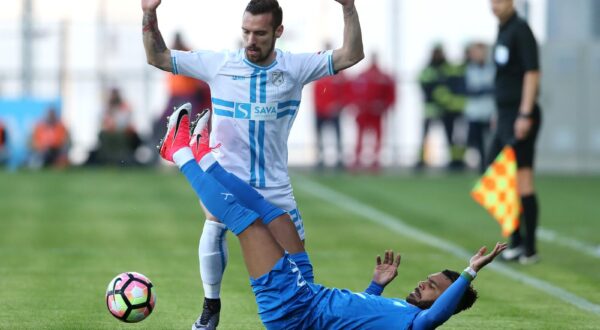 08.04.2017., stadion HNK Rijeka, Rijeka - MAXtv 1. HNL, 27. kolo, HNK Rijeka - GNK Dinamo. Marko Vesovic, Soudani. Photo: Sanjin Strukic/PIXSELL