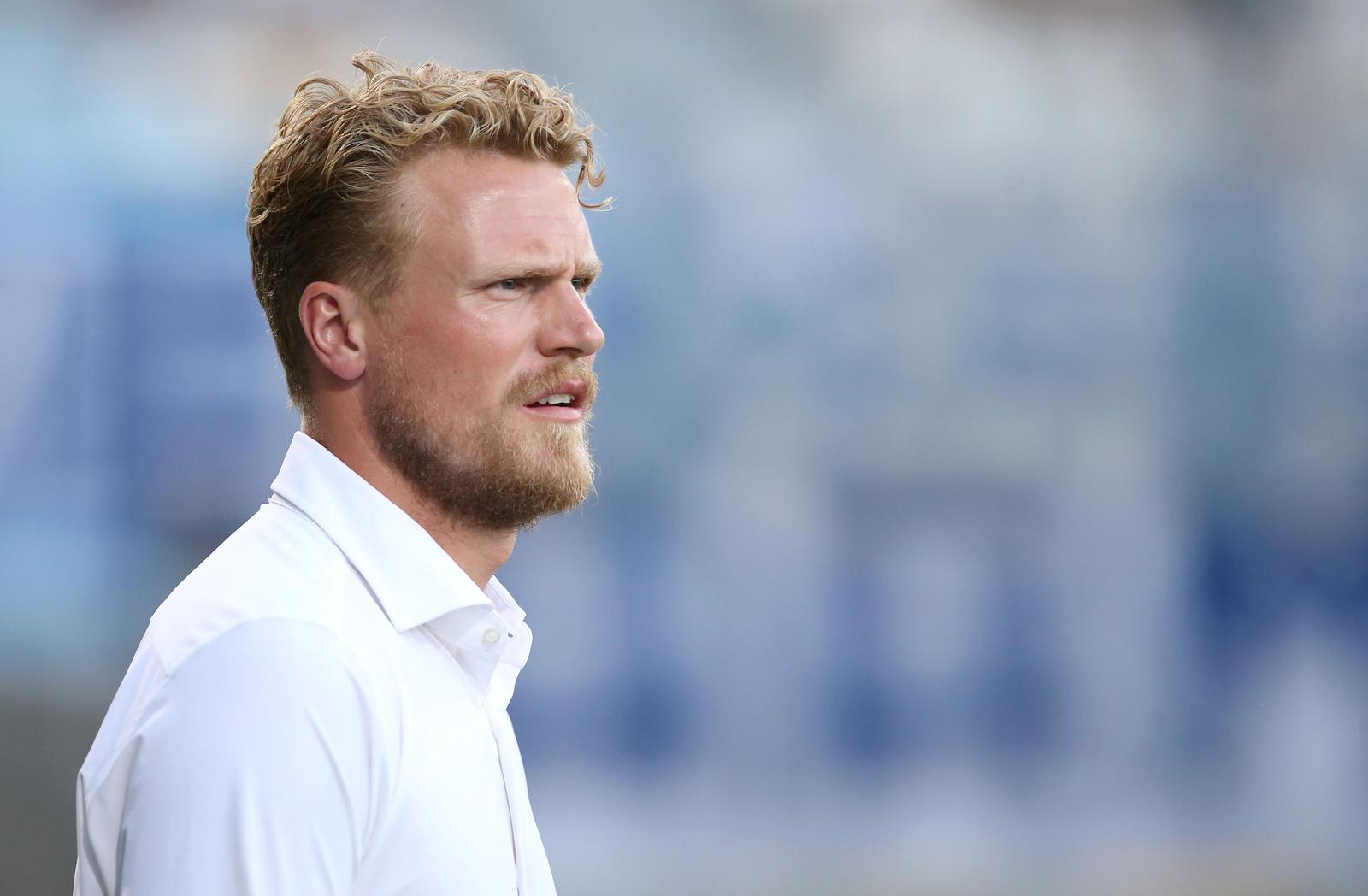 08.08.2024., stadion HNK Rijeka, Rijeka - Prva utakmica treceg pretkola UEFA Europske Lige, HNK Rijeka - IF Elfsborg. trener Oscar Hiljemark Photo: Matija Habljak/PIXSELL