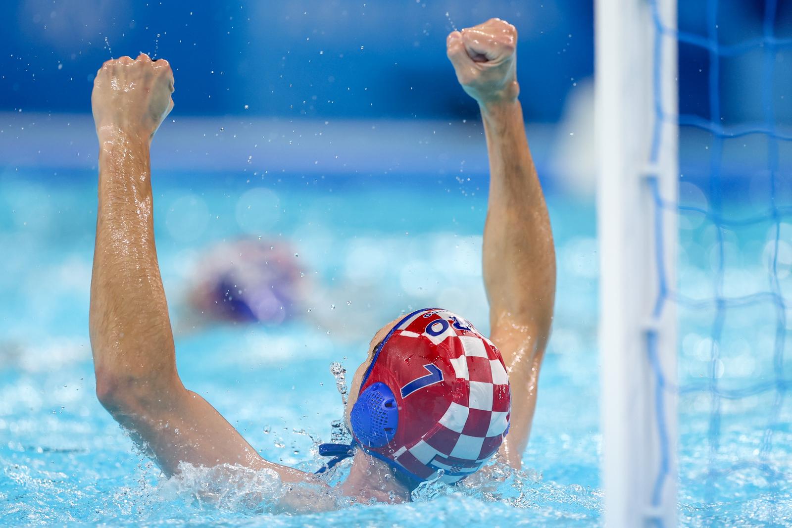 09.08.2024., Pariz, Francuska - XXXIII. Olimpijske igre Pariz 2024. Vaterpolo polufinalna utakmica, Madjarska - Hrvatska. Photo: Igor Kralj/PIXSELL