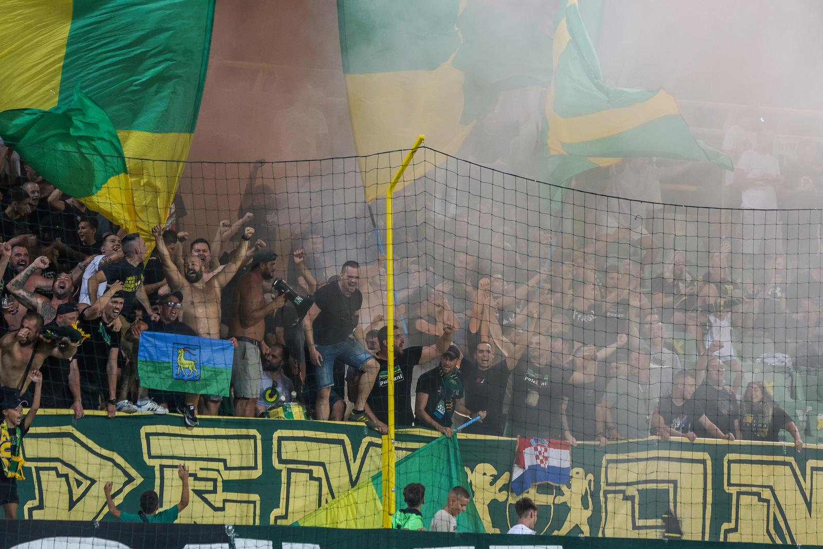 10.08.2024., stadion Aldo Drosina, Pula - SuperSport HNL, 01. kolo, NK Gorica - NK Istra 1961. Istra je pobjedila sa 2-1. Photo: Srecko Niketic/PIXSELL