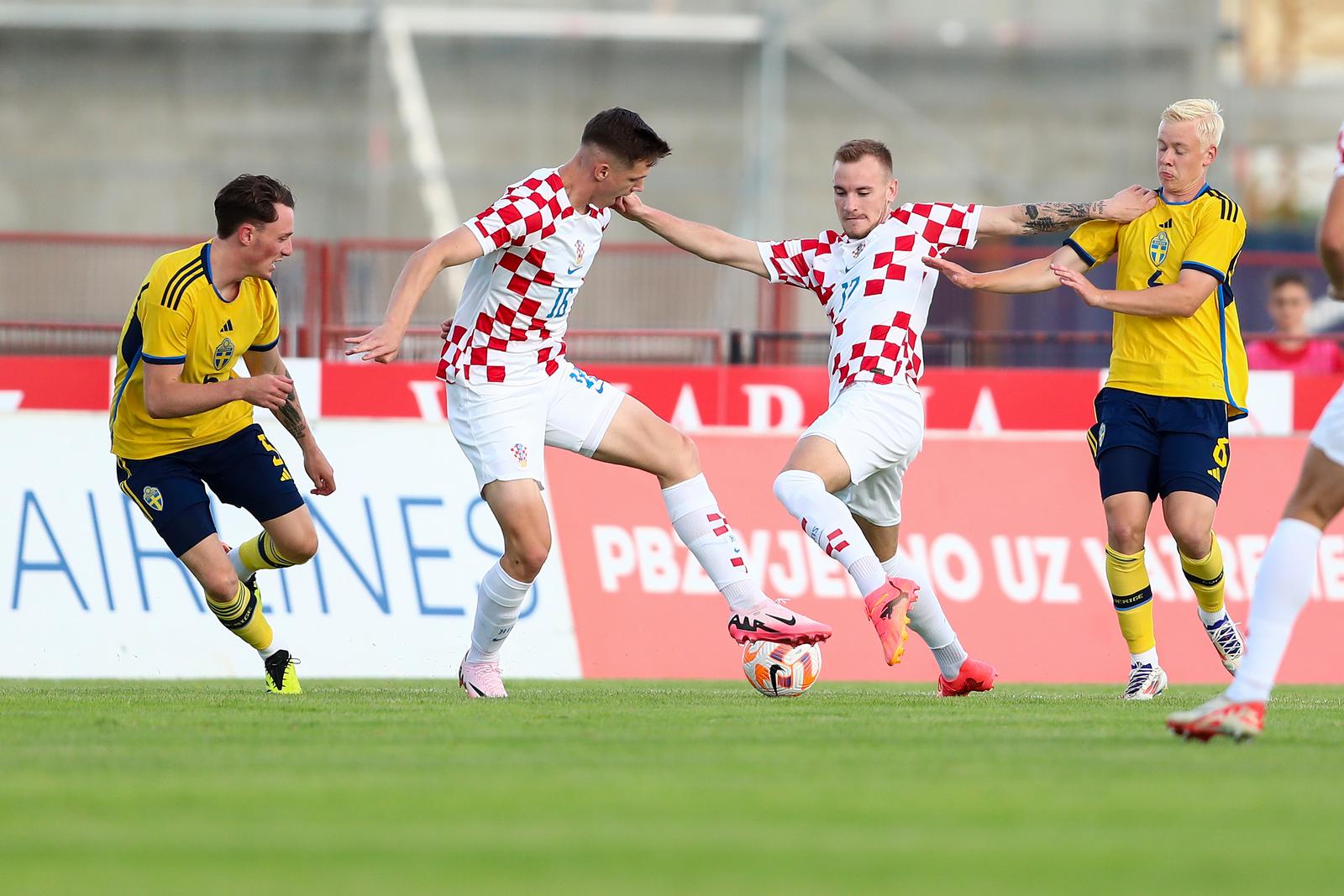 11.06.2024., Sesvete - Hrvatska (U-21) - Švedska (U-21). Matija Frigan. Photo: Matija Habljak/PIXSELL