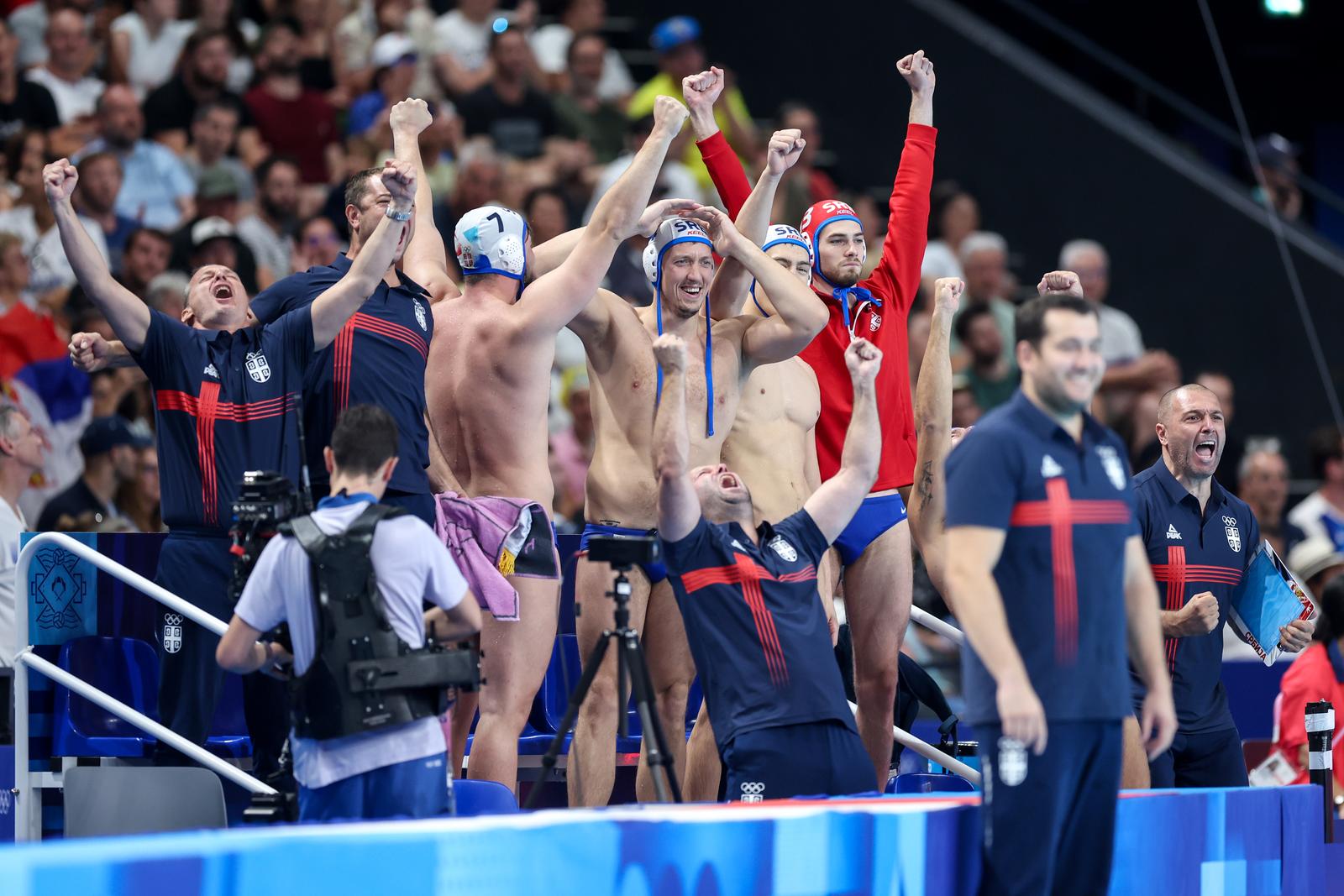 11.08.2024., Pariz, Francuska - XXXIII. Olimpijske igre Pariz 2024. Vaterpolo finale muski, Srbija - Hrvatska. Photo: Igor Kralj/PIXSELL