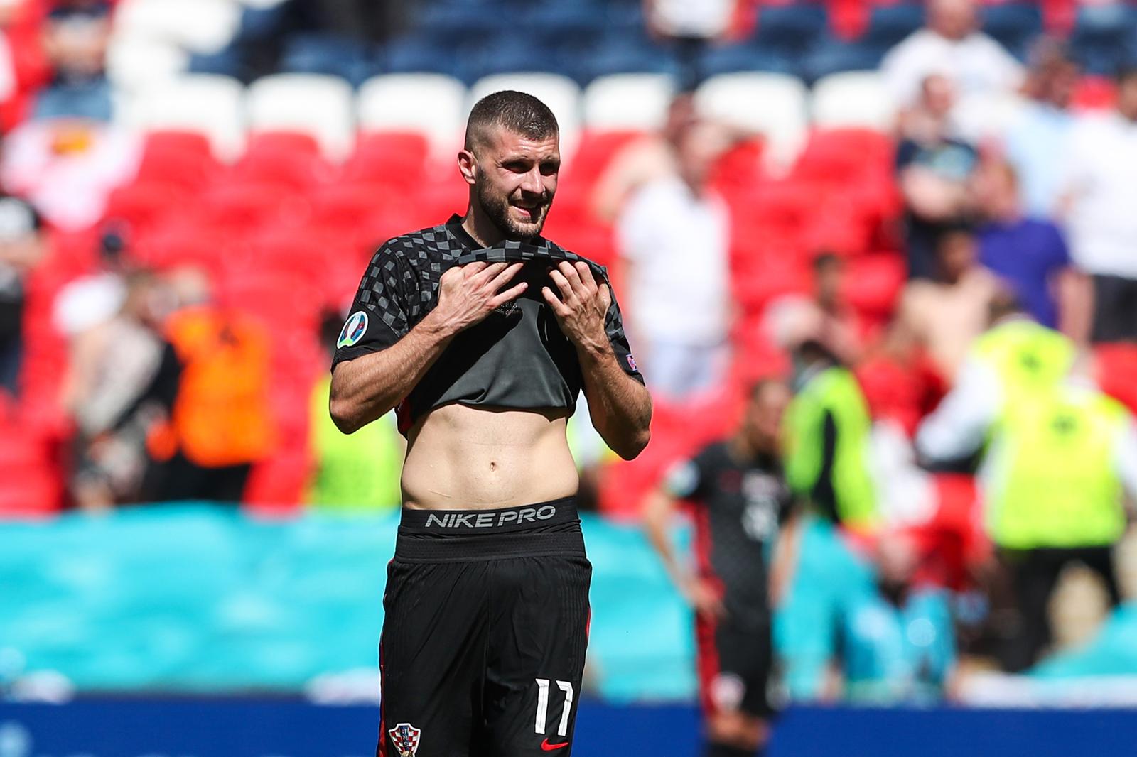 13.06.2021., London, Engleska - Wembley. UEFA Europsko prvenstvo 2020, skupina D, 1. kolo, Engleska - Hrvatska. Ante Rebic. rPhoto: Luka Stanzl/PIXSELL