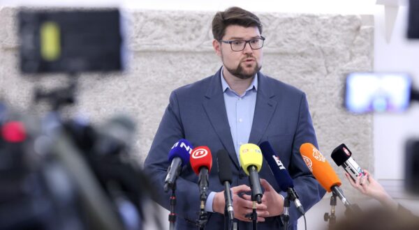 13.06.2024., Zagreb - Na konferenciji za medije odrzanoj u Saboru o aktualnim temama govorio je zastupnik Pedja Grbin.. Photo: Patrik Macek/PIXSELL