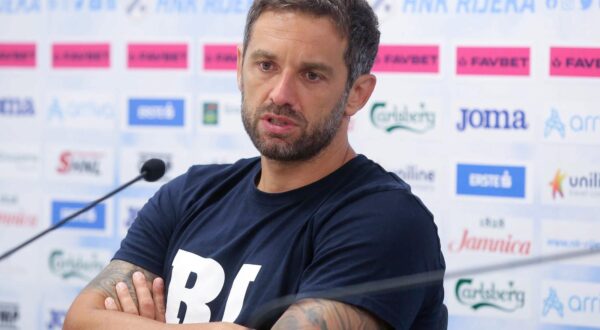 14.08.2024., Rijeka - Trener HNK Rijeka Radomir Djalovic na konferenciji za medije uoci uzvratne utakmice 3. pretkola kvalifikacija UEFA Europske lige protiv Elfsborga. Photo: Pixsell/PIXSELL