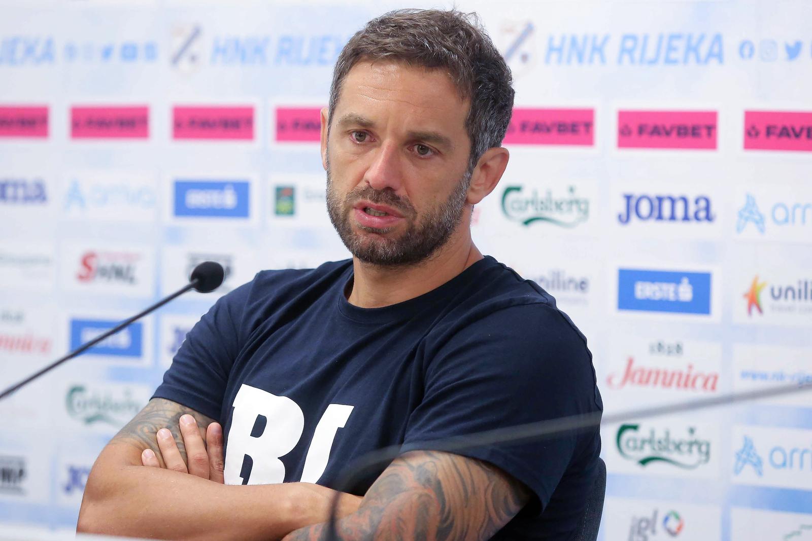 14.08.2024., Rijeka - Trener HNK Rijeka Radomir Djalovic na konferenciji za medije uoci uzvratne utakmice 3. pretkola kvalifikacija UEFA Europske lige protiv Elfsborga. Photo: Pixsell/PIXSELL