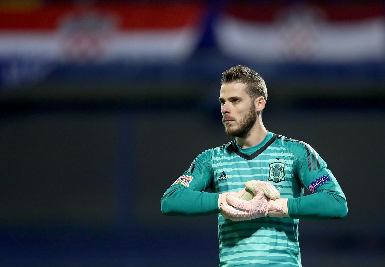 15.11.2018., stadion Maksimir, Zagreb - UEFA Liga nacija, Liga A, skupina 4, 3. kolo, Hrvatska - Spanjolska. David de Gea. "nPhoto: Igor Kralj/PIXSELL