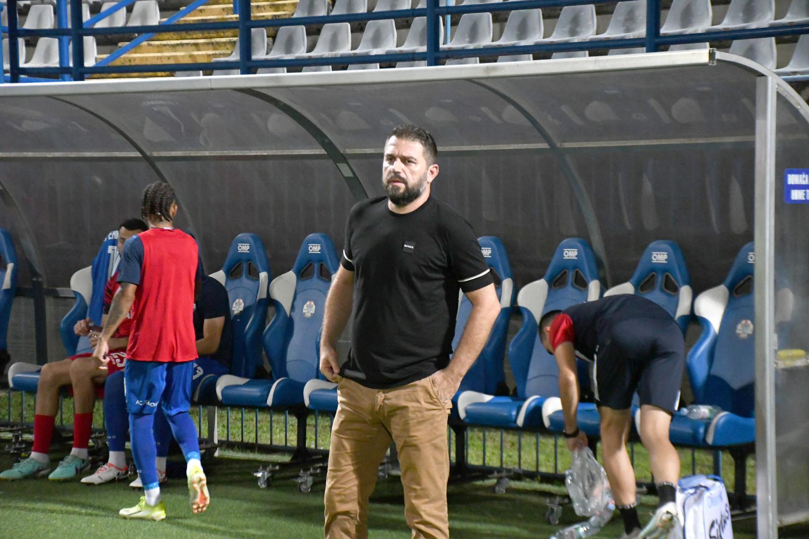 17.08.2024., Gradski stadion Ivan Kusek Apas, Koprivnica - SuperSport HNL, 03. kolo, NK Slaven Belupo - NK Lokomotiva. trener Slaven Belupa Ivan Radeljic Photo: Damir Spehar/PIXSELL