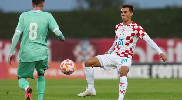 17.10.2023., Stadion Velika Gorica, Velika Gorica - Kvalifikacije za U-21 UEFA Euro 2025, skupina G, Hrvatska - Bjelorusija. Photo: Goran Stanzl/PIXSELL