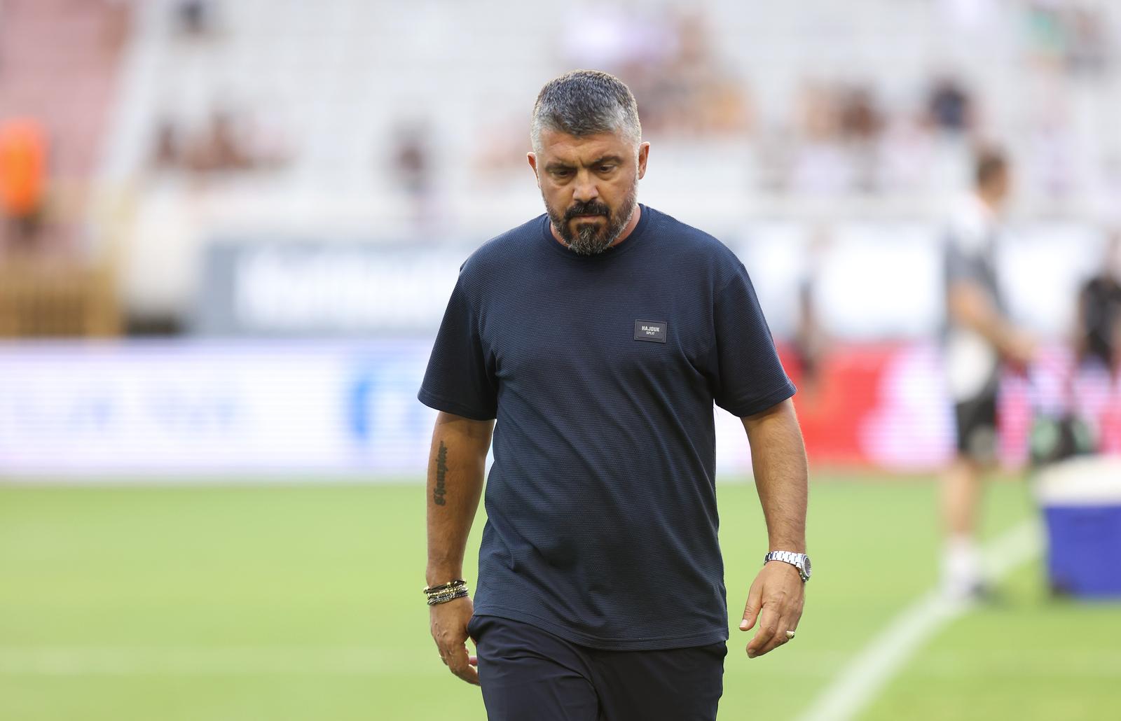 18.08.2024., stadion Poljud, Split - SuperSport HNL, 03. kolo, HNK Hajduk - NK Varazdin. trener Hajduka Gennaro Gattuso Photo: Ivana Ivanovic/PIXSELL