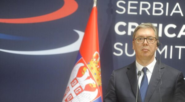 19, July, 2024, Belgrade - The Summit on Critical Raw Materials is being held in the Palace of Serbia in Belgrade. Aleksandar Vucic. Photo: M.A./ATAImages

19, jul, 2024, Beograd - U Beogradu u Palati Srbija odrzava se Samit o kriticnim sirovinama. Photo: M.A./ATAImages Photo: ATAImages/PIXSELL