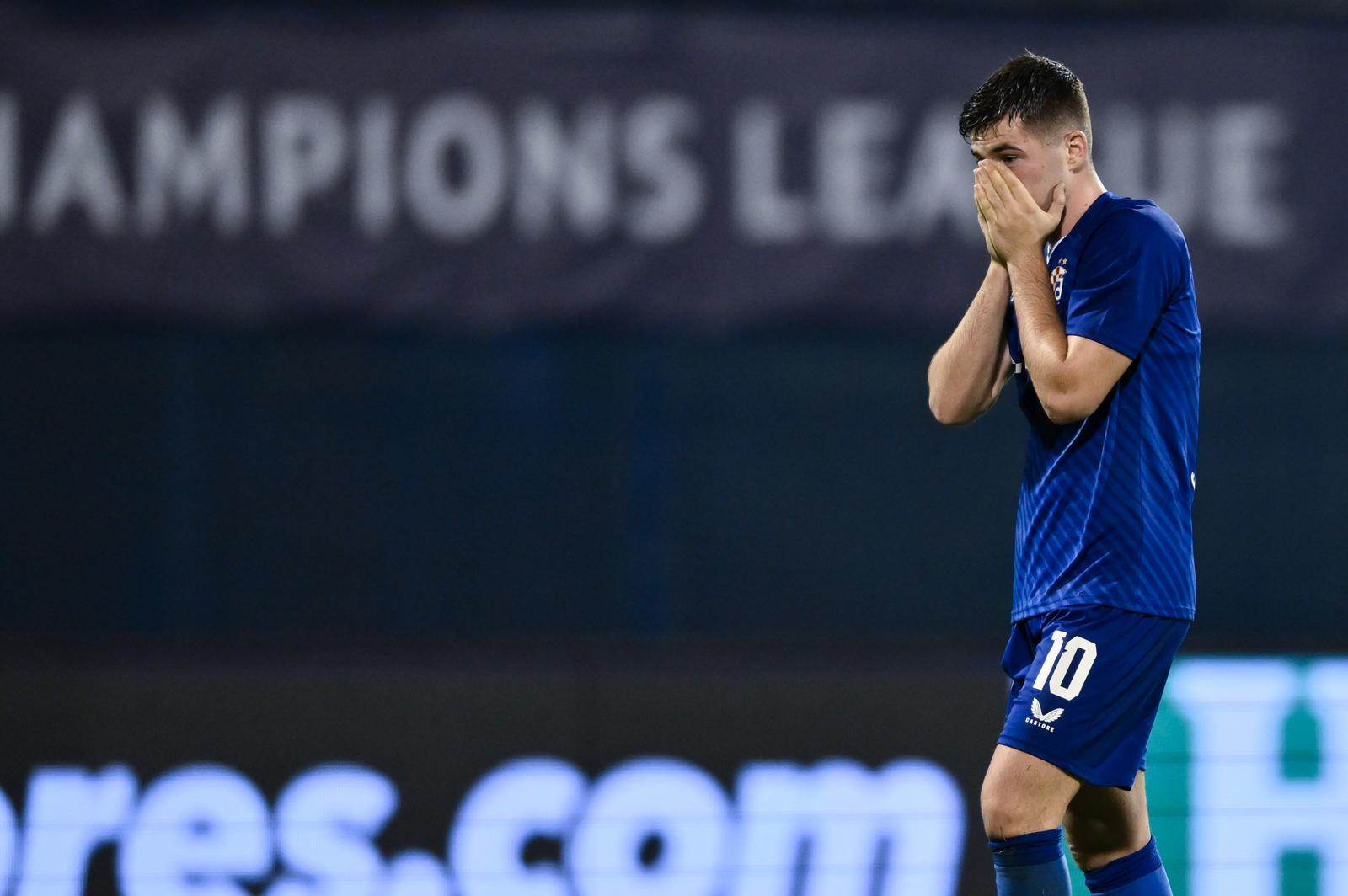 20.08.2024., stadion Maksimir, Zagreb - Prva utakmica play-offa za ulazak u UEFA Ligu prvaka, GNK Dinamo - FK Qarabag. Martin Baturina Photo: Josip Regovic/PIXSELL