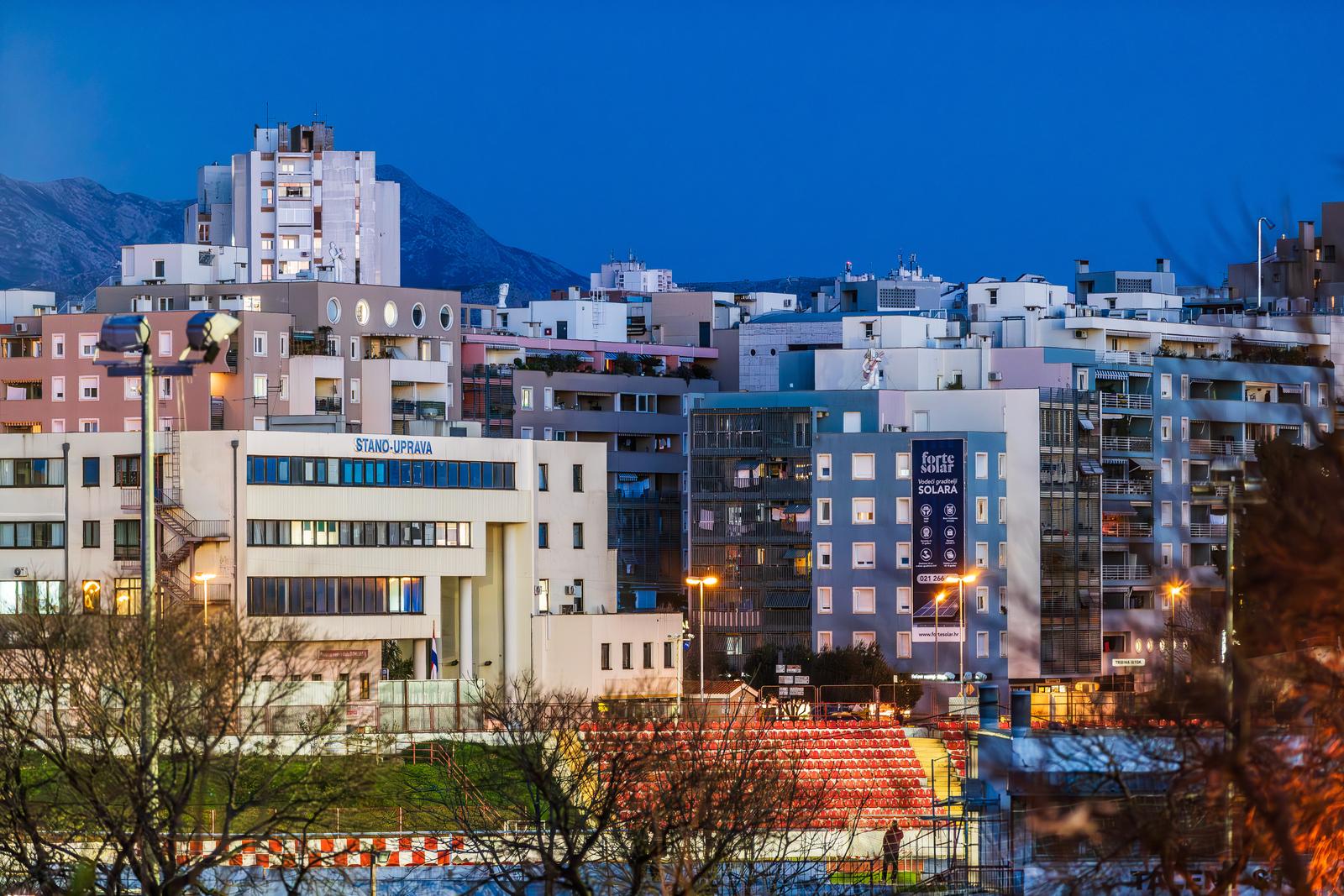 20.02.2024., Split. Suton iznad Splita.  Photo: Zvonimir Barisin/PIXSELL