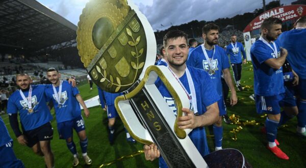 22.05.2024., stadion Rujevica, Rijeka - Uzvratna utakmica finala SuperSport Hrvatskog nogometnog kupa, HNK Rijeka - GNK Dinamo. Martin Baturina Photo: Photo: Marko Lukunic/PIXSELL