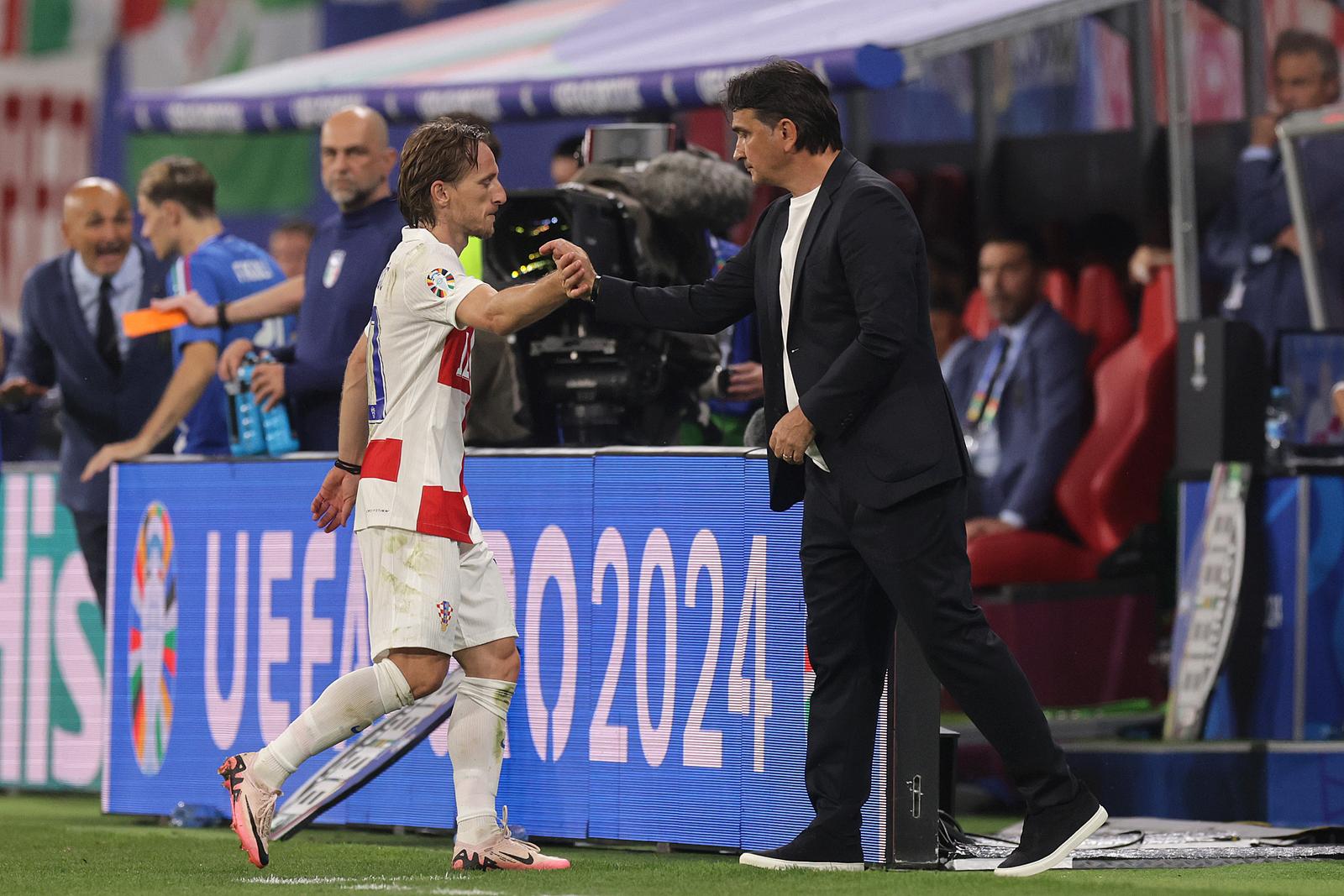 25.06.2024., stadion Leipzig, Leipzig, Njemacka - Europsko prvenstvo 2024., skupina B, 3. kolo, Hrvatska - Italija.  Photo: Luka stanzl/PIXSELL