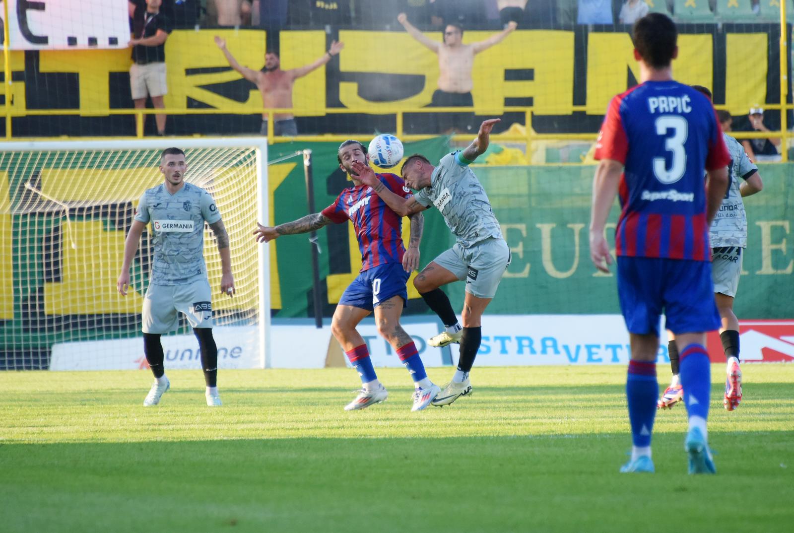 25.08.2024., stadion Aldo Drosina, Pula - SuperSport HNL, 04. kolo, NK Istra 1961 - HNK Hajduk. Marko Livaja Photo: Sasa Miljevic/PIXSELL