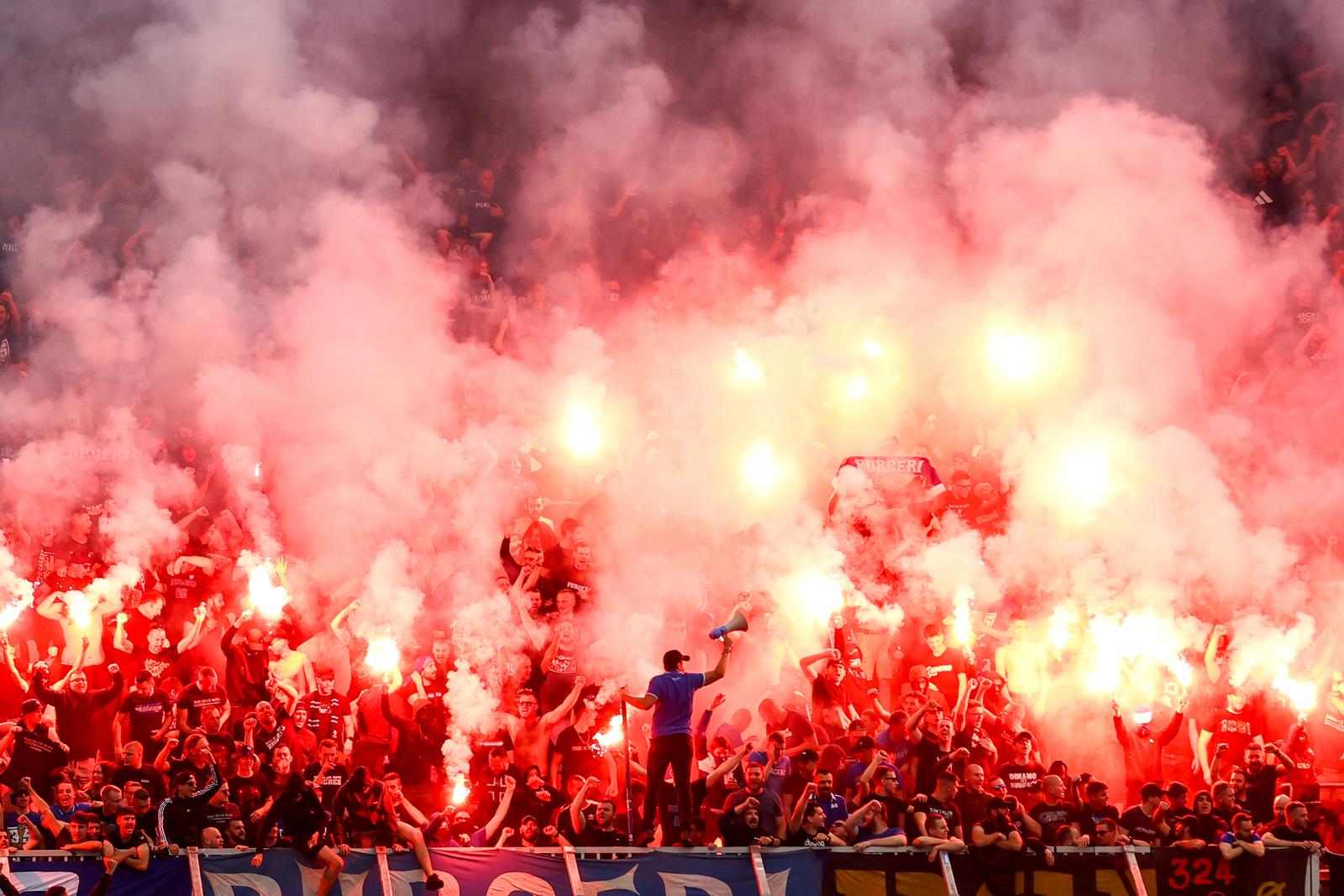 26.05.2024., stadion Maksimir, Zagreb - SuperSport HNL, 36. kolo, GNK Dinamo - NK Rudes., Navijaci Dinama, Bad Blue Boysi Photo: Igor Kralj/PIXSELL