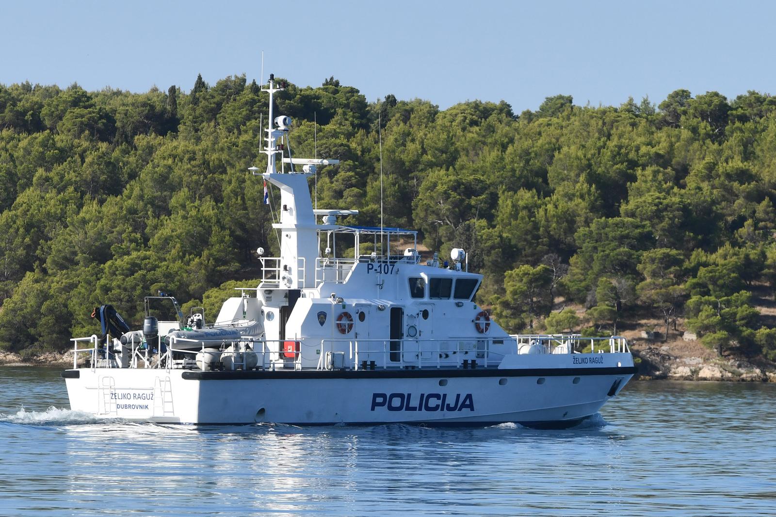 27.07.2024., Sibenik - Brod pomorske policije Zeljko Raguz-Dubrovnik u kanalu Sv.Ante. Photo: Hrvoje Jelavic/PIXSELL