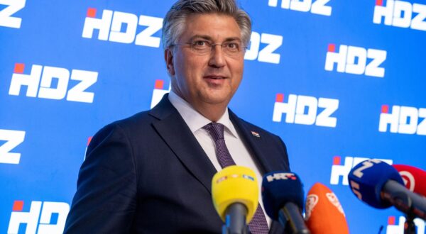 27.08.2024., Zagreb - Premijer Andrej Plenkovic dao je izjavu za medije nakon sjednice sireg Predsjednistva stranke. Photo: Neva Zganec/PIXSELL