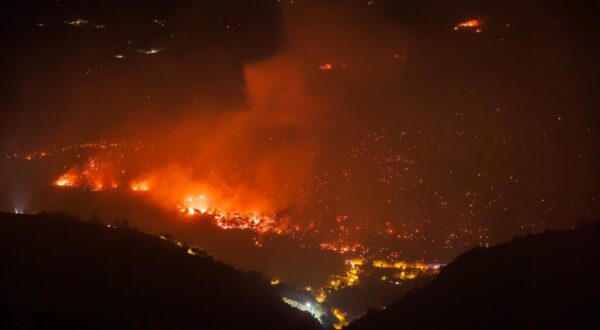 27.08.2024., Sitno Gornje - Pogled iz Sitnog Gornjeg na Pozariste. Photo: Zvonimir Barisin/PIXSELL