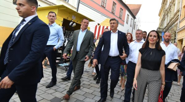 28.08.2024., Varazdin- Premijer Andrej Plenkovic posjetio je Spancirfest.
 Photo: Vjeran Zganec Rogulja/PIXSELL