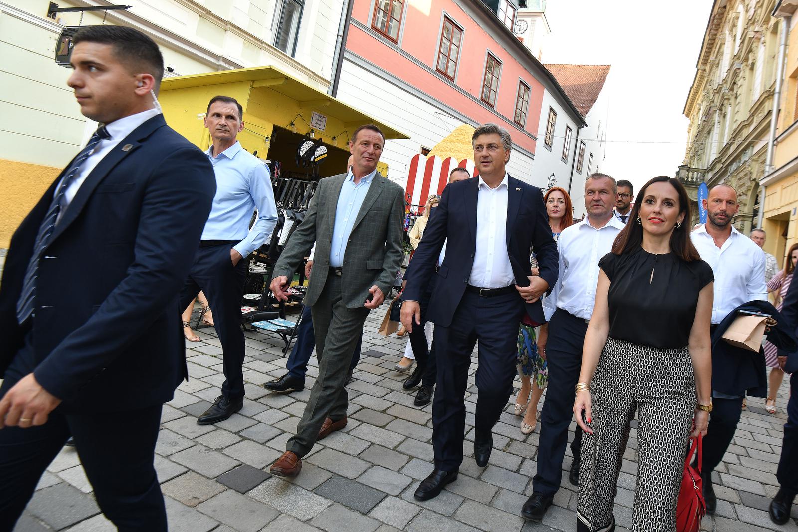 28.08.2024., Varazdin- Premijer Andrej Plenkovic posjetio je Spancirfest.
 Photo: Vjeran Zganec Rogulja/PIXSELL