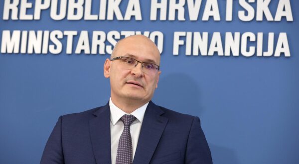 29.08.2022., Zagreb - U Ministarstvu financije odrzana je konferencija za medije na kojoj su izjave dali sef Ureda za sprjecavanje pranja novca Ante Bilus, ravnatelj Porezne uprave Bozidar Kutlesa i ministar financija Marko Primorac. 
 Photo: Goran Stanzl/PIXSELL