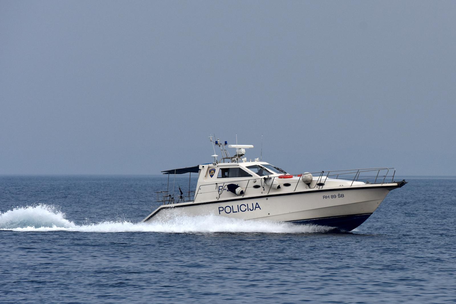 30.08.2019., Kornat - Pomorska policija u ophodnji na otoku Kornatu. Photo: Hrvoje Jelavic/PIXSELL